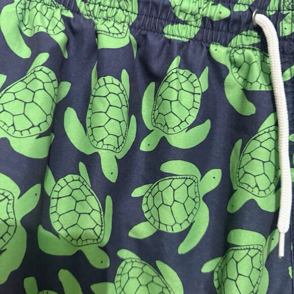 trunks surf and swim co Mens XL Sea Turtle Swim Trunks Preppy Coastal Resort - Picture 2 of 7